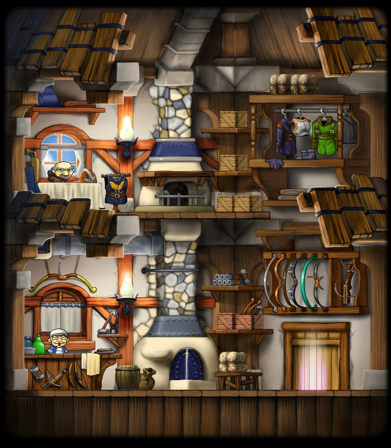 Henesys Weapon Store map layout