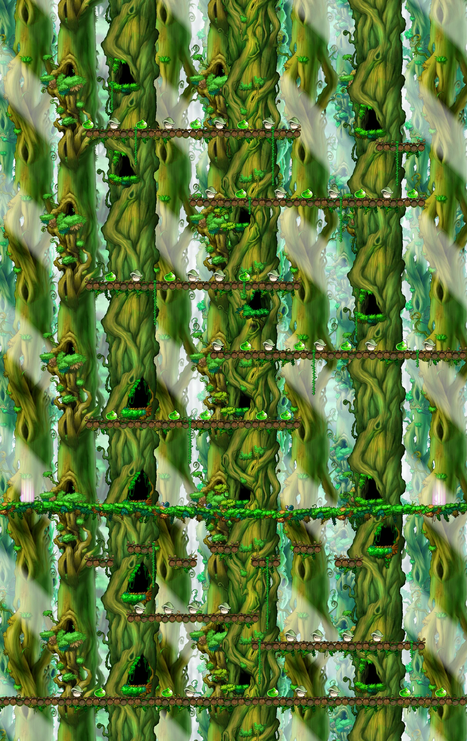 The Forest of Wisdom map layout