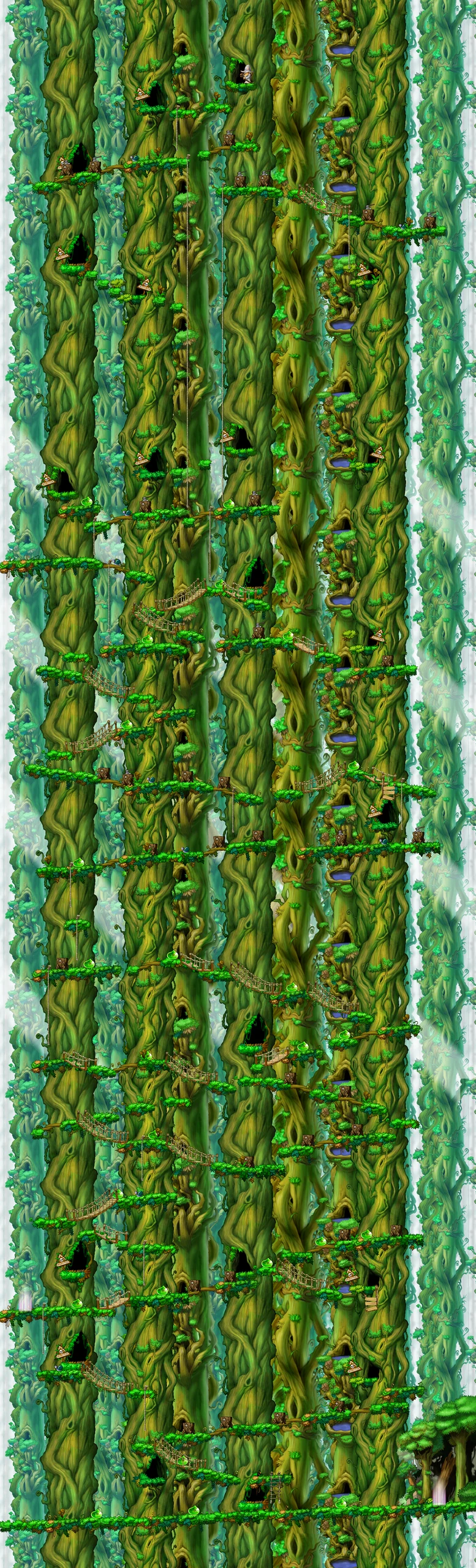 The Forest North of Ellinia map layout