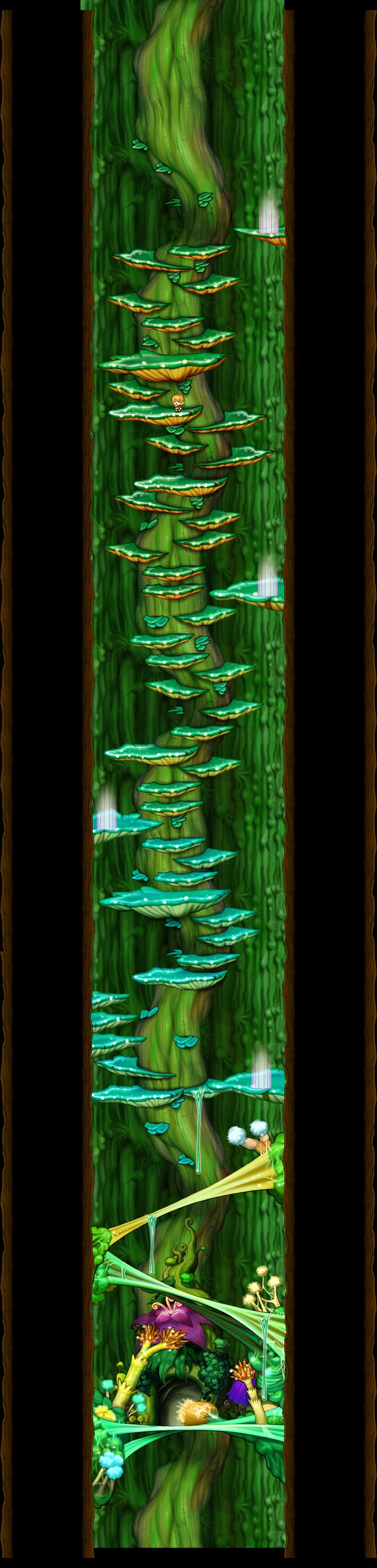 The Tree Tunnel At the Forest Up North map layout