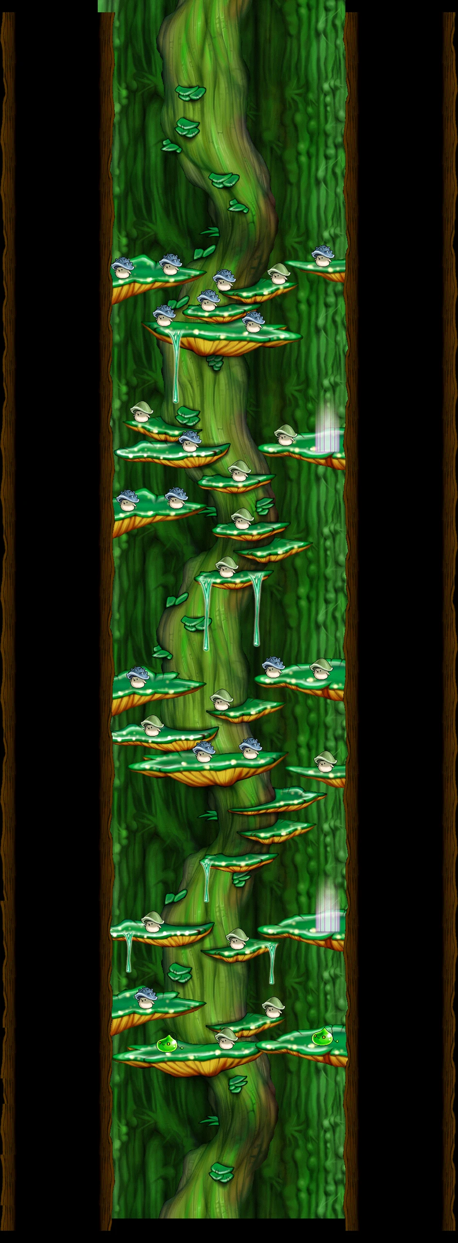 Tree Dungeon, Forest Up North II map layout