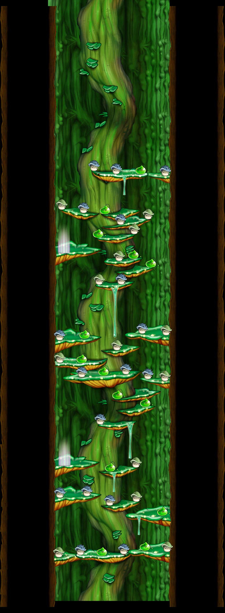 Tree Dungeon, Forest Up North V map layout