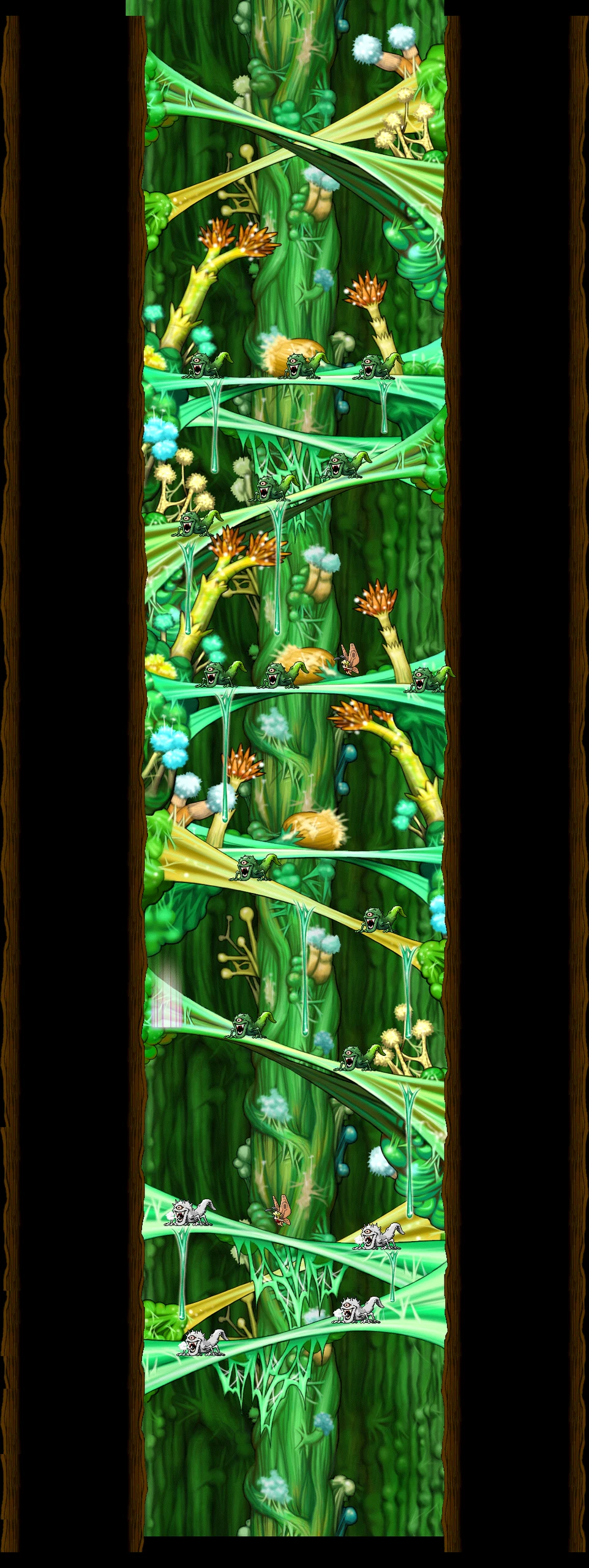 Tree Dungeon, Forest Up North VII map layout