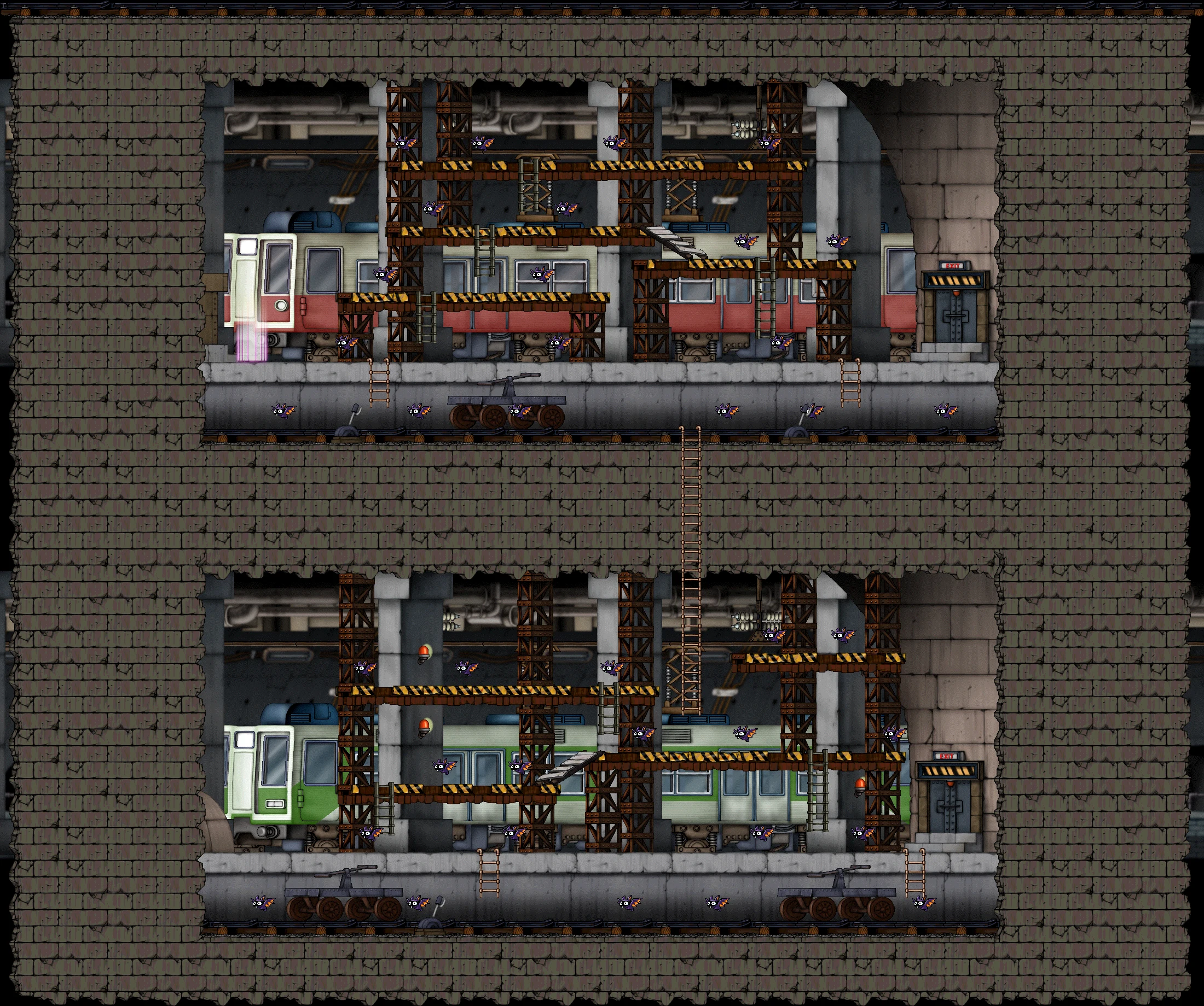 Transfer Area map layout