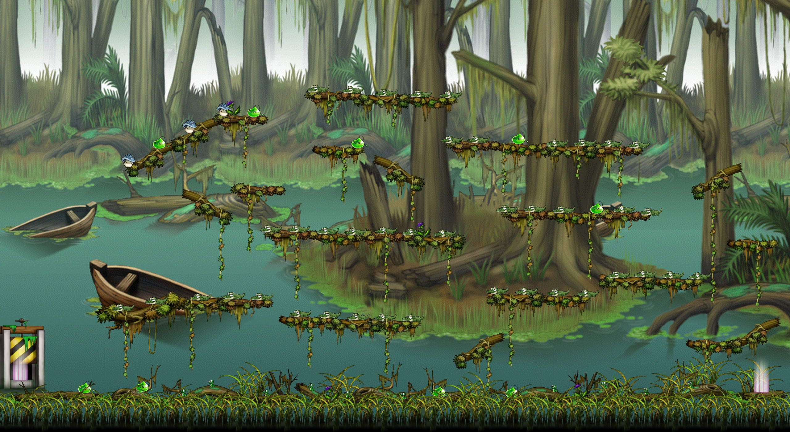 The Swamp of Despair I map layout