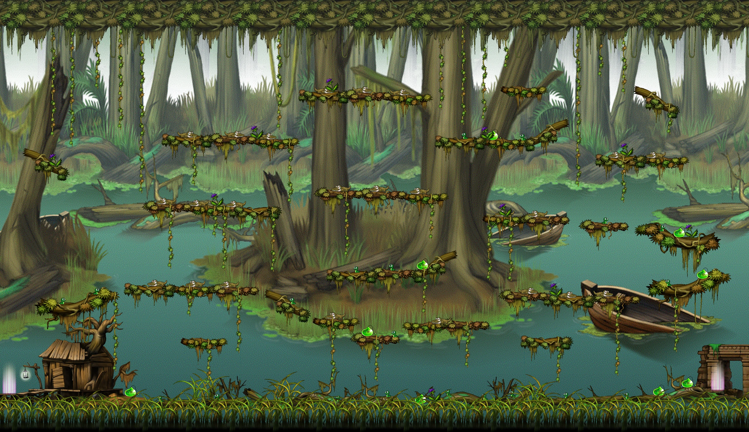 Dangerous Croko II map layout
