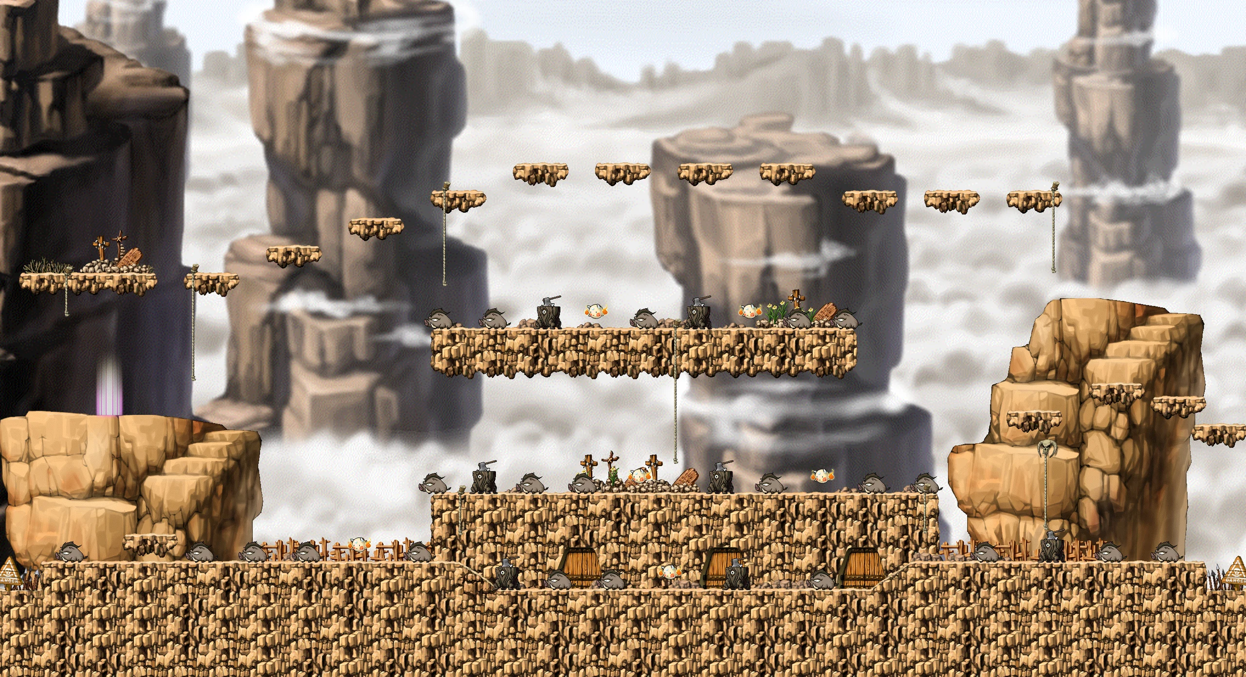 Land of Wild Boar map layout