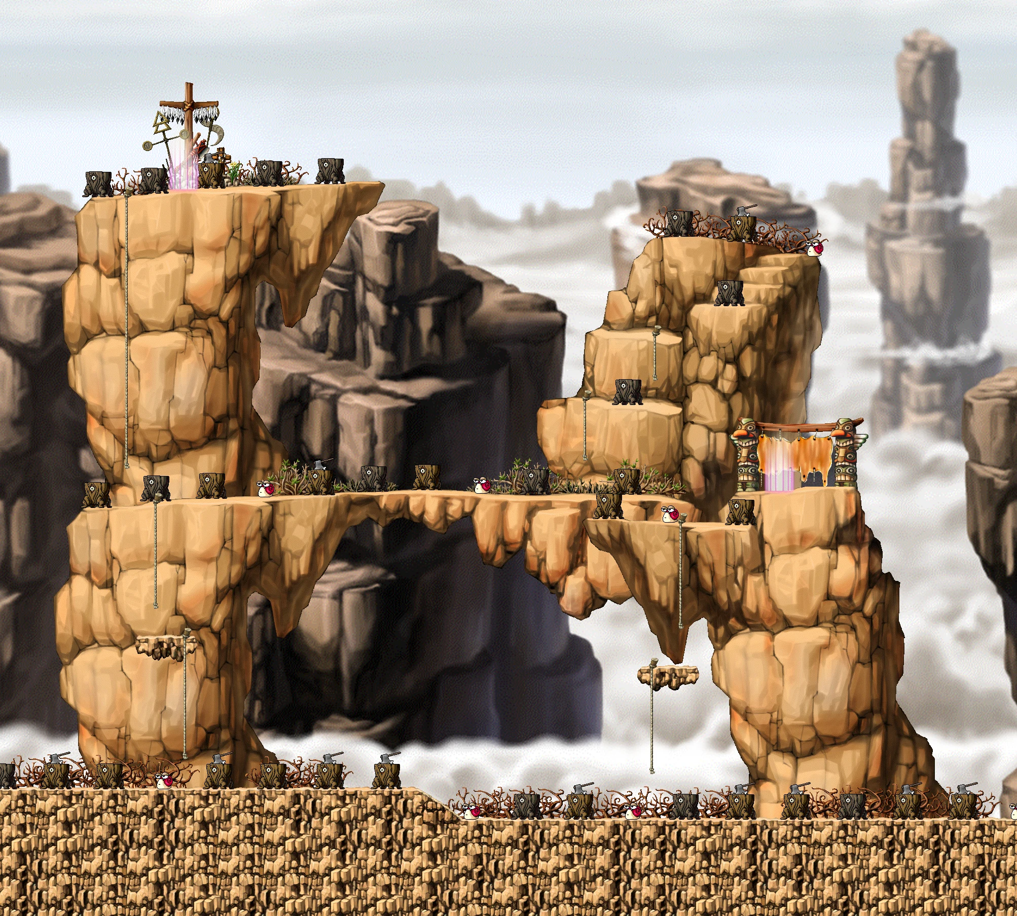 East Rocky Mountain III map layout