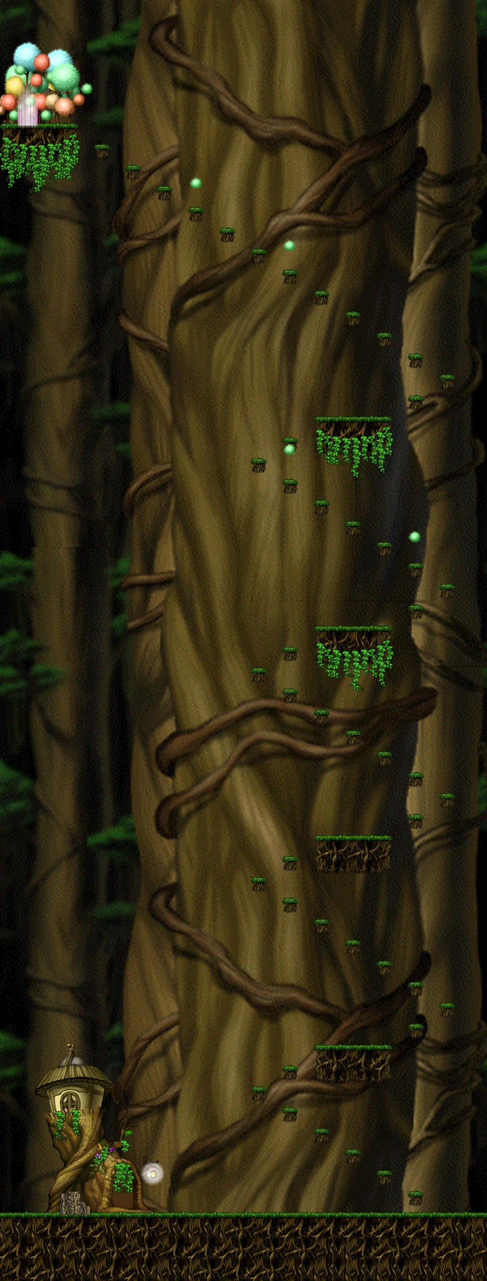 The Deep Forest of Patience <Step 1> map layout
