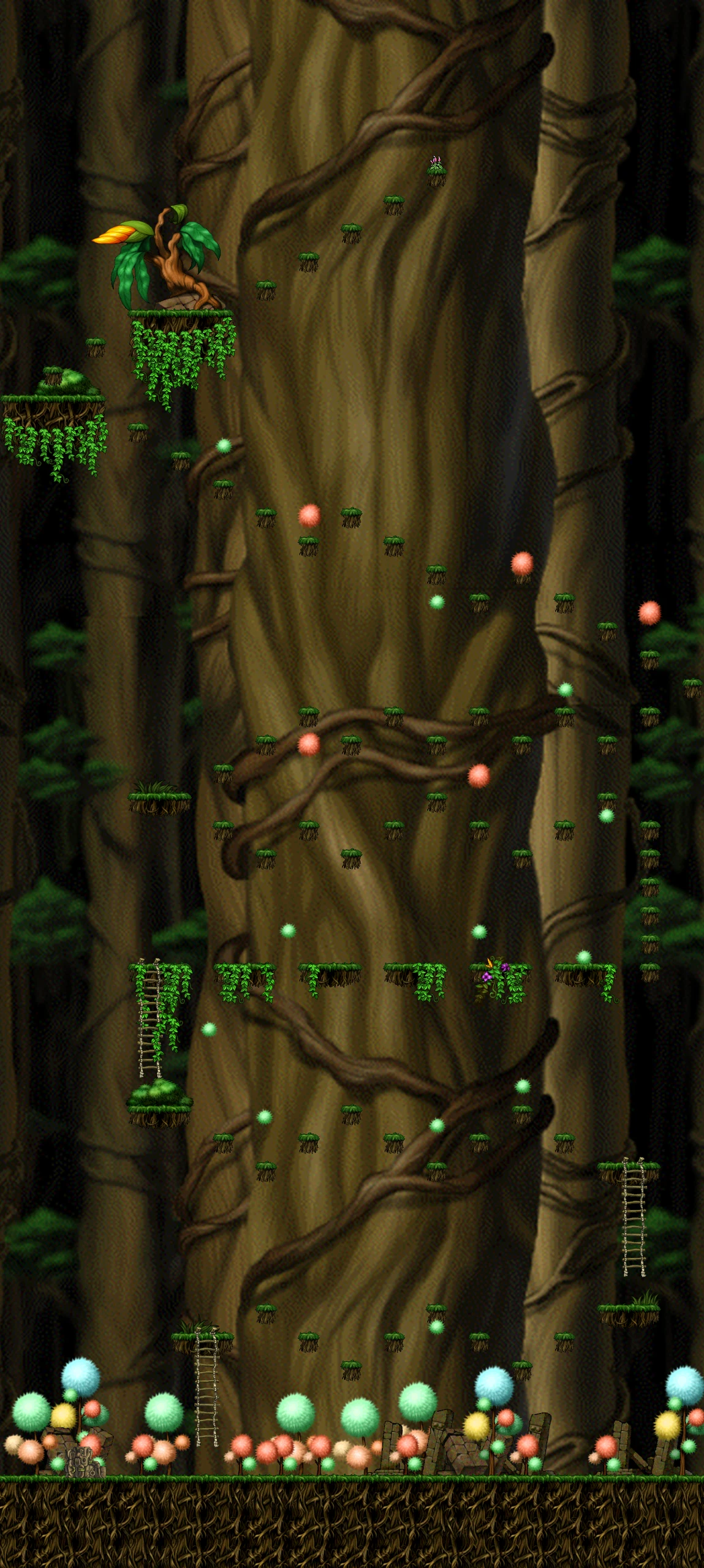 The Deep Forest of Patience <Step 2> map layout