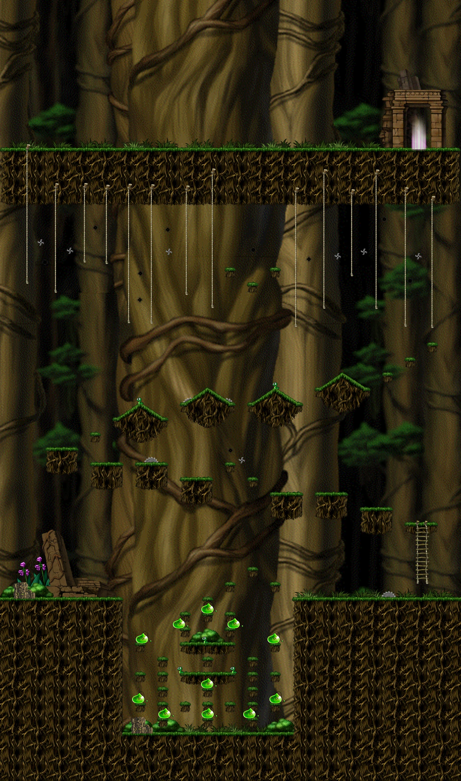 The Deep Forest of Patience <Step 5> map layout