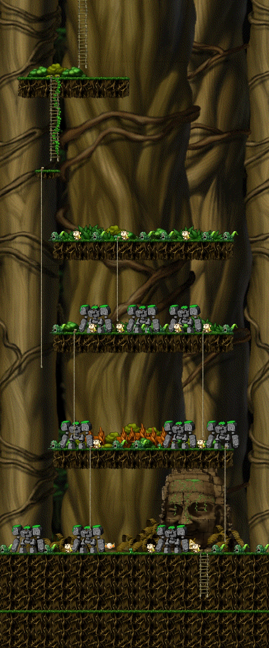 Sleepy Dungeon III map layout