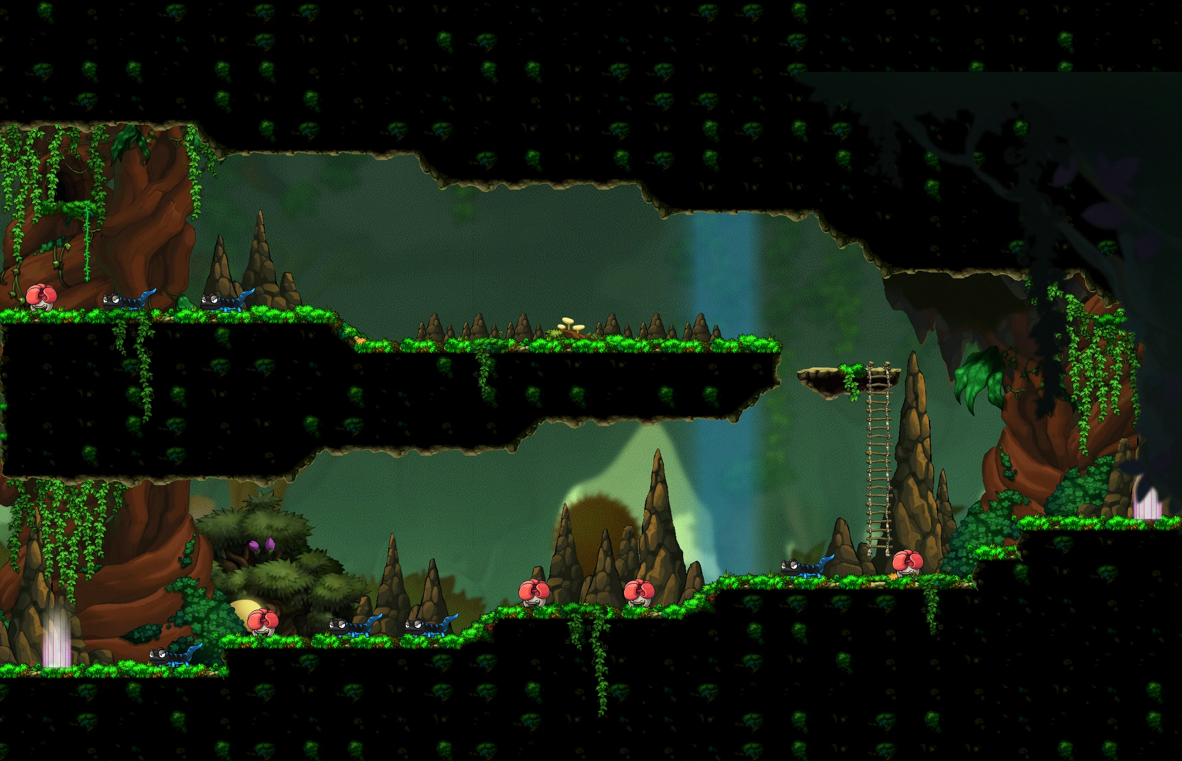 Primeval Forest III map layout