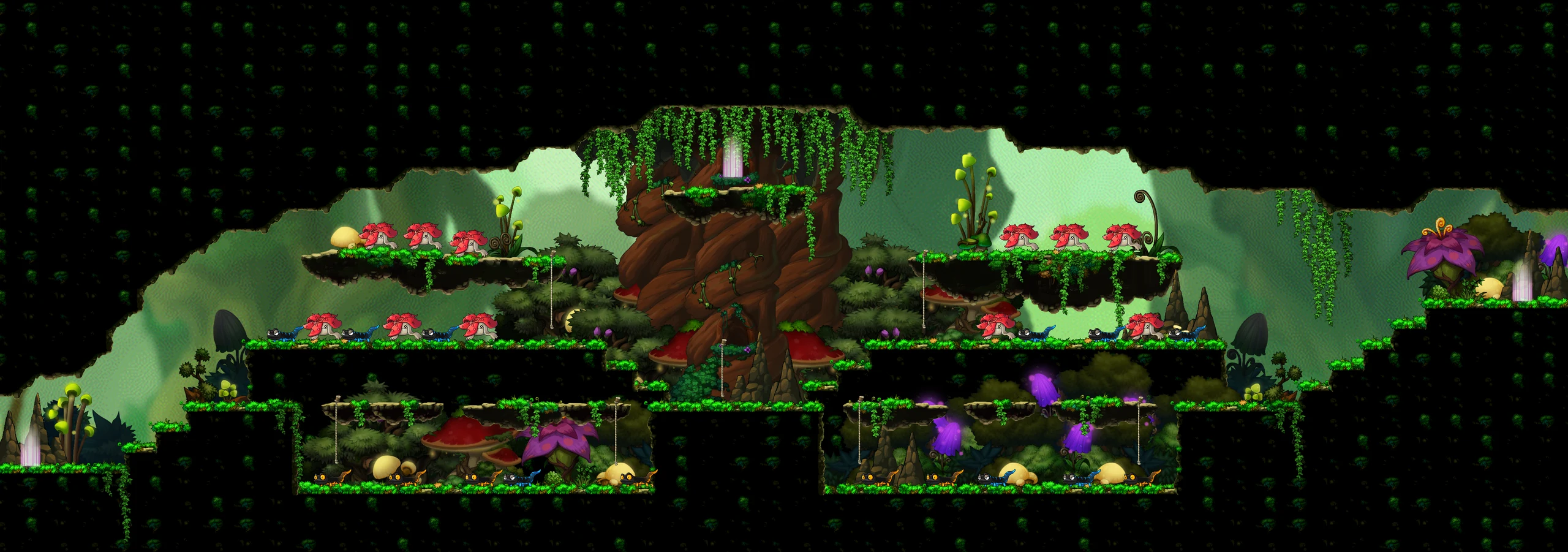 The End of Fleeting Light map layout