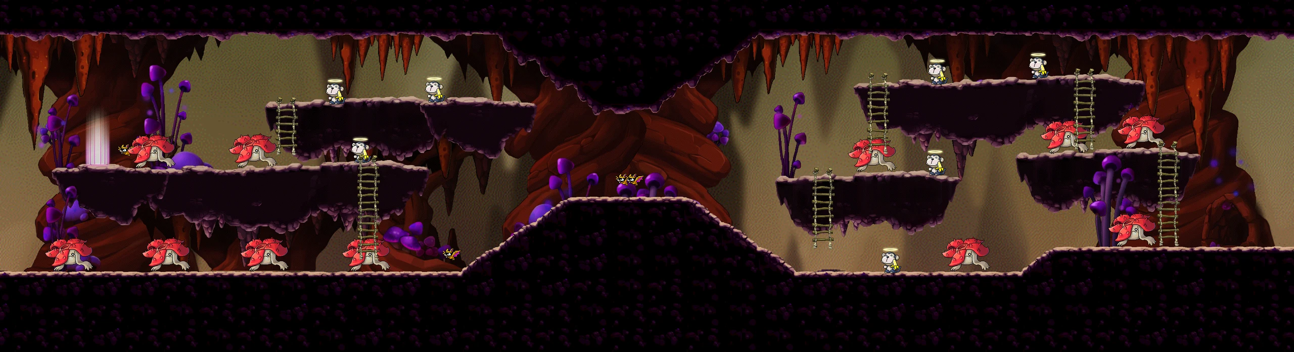 Decayed Tunnel II map layout