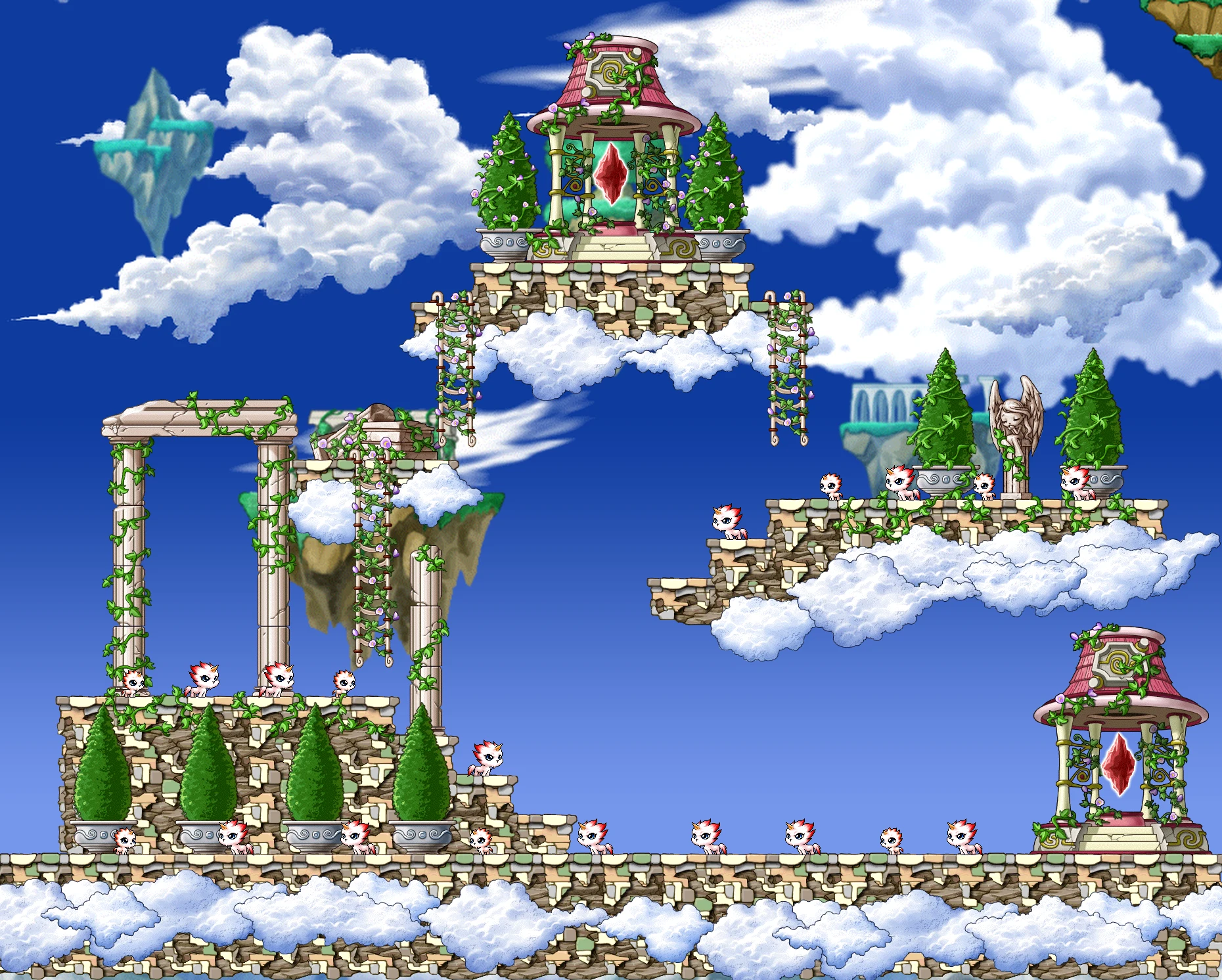 Garden of Red II map layout