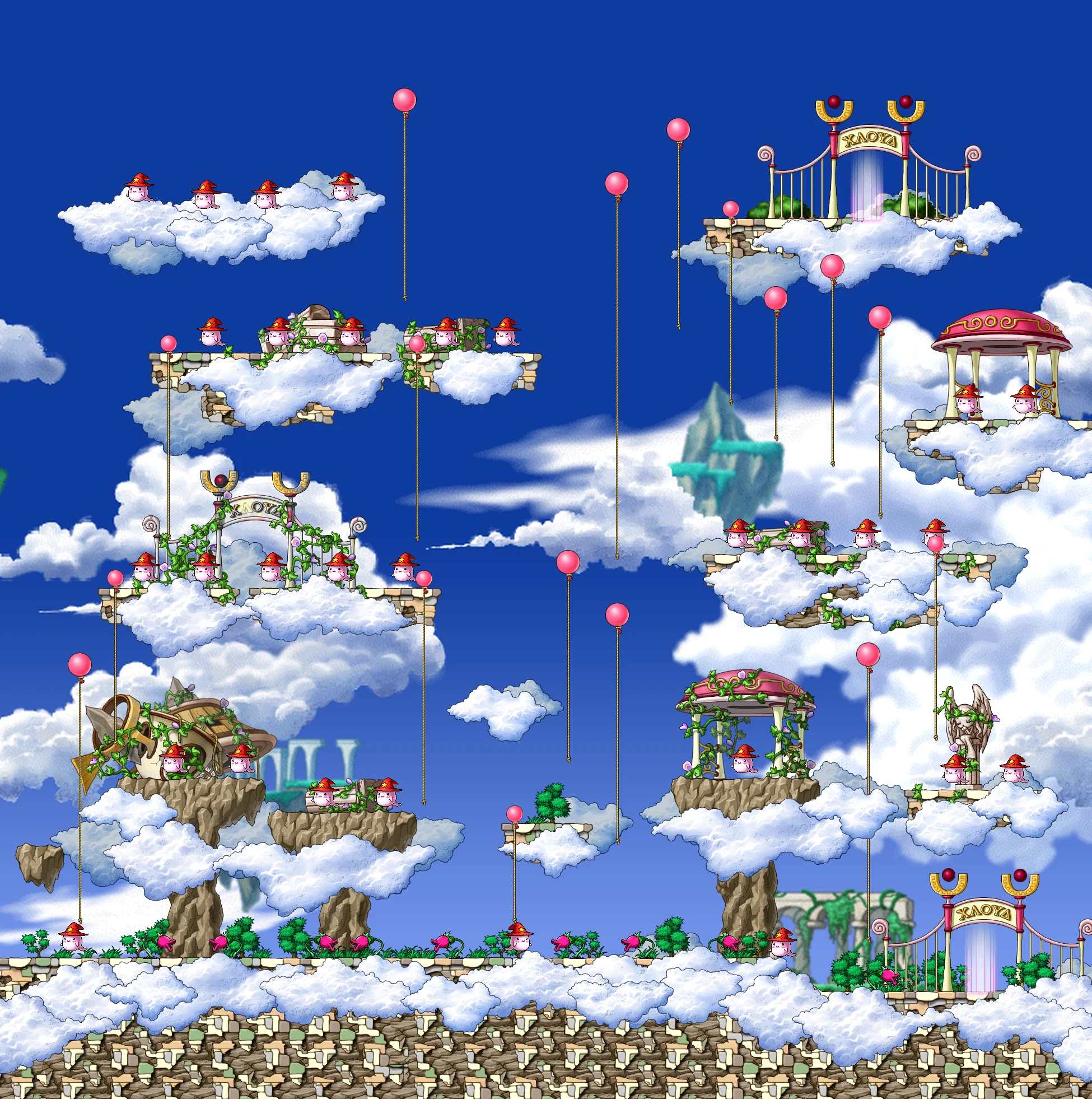 Cloud Park II map layout