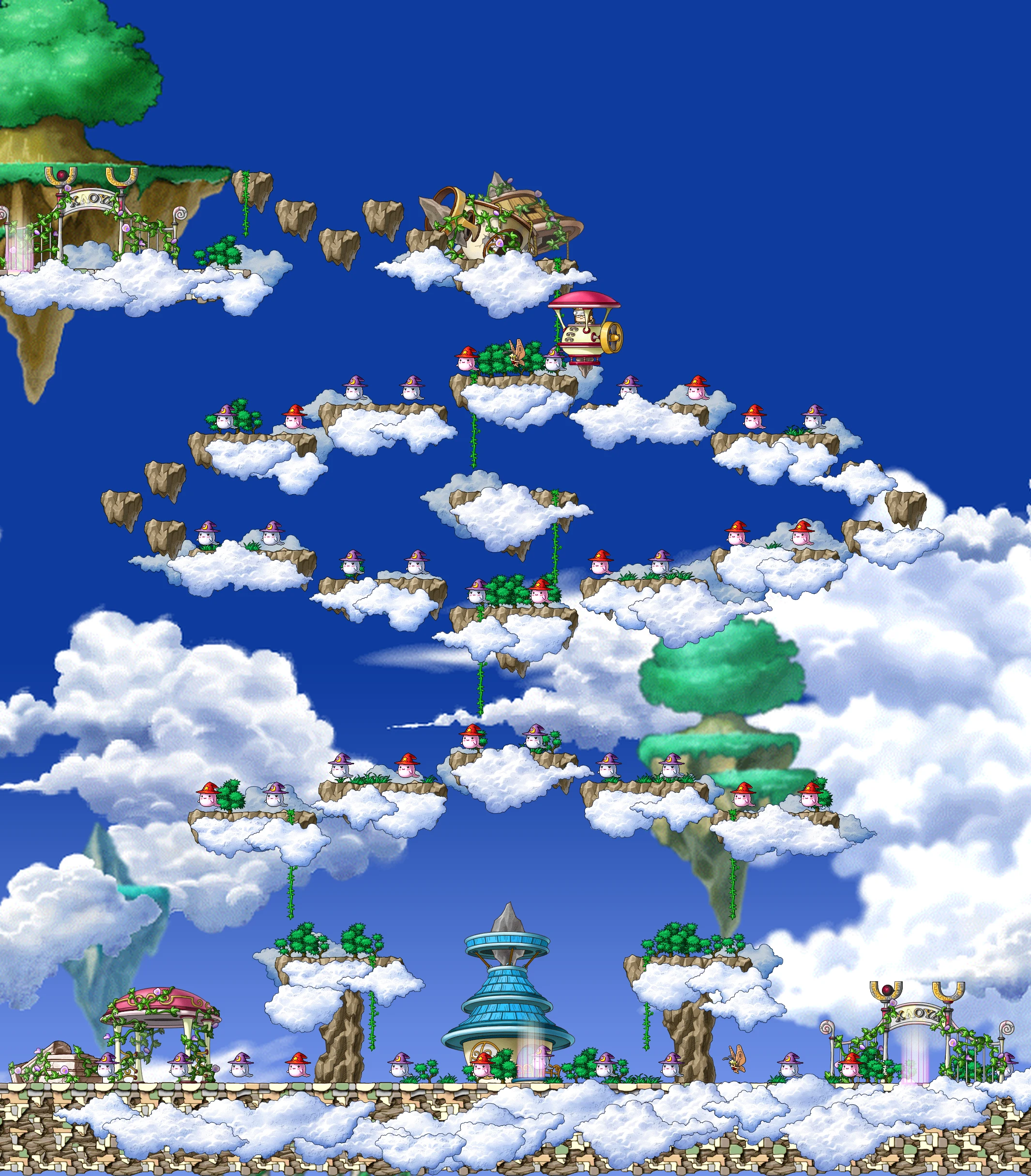 Cloud Park IV map layout