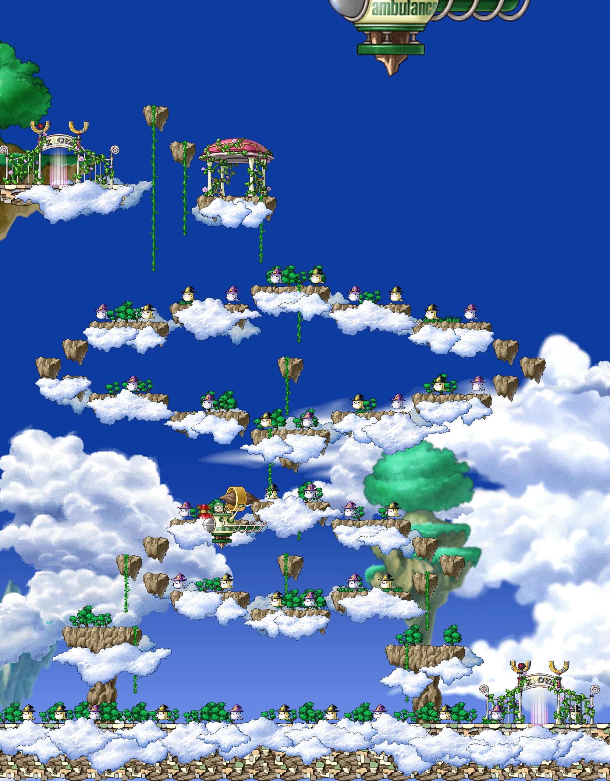 Cloud Park V map layout