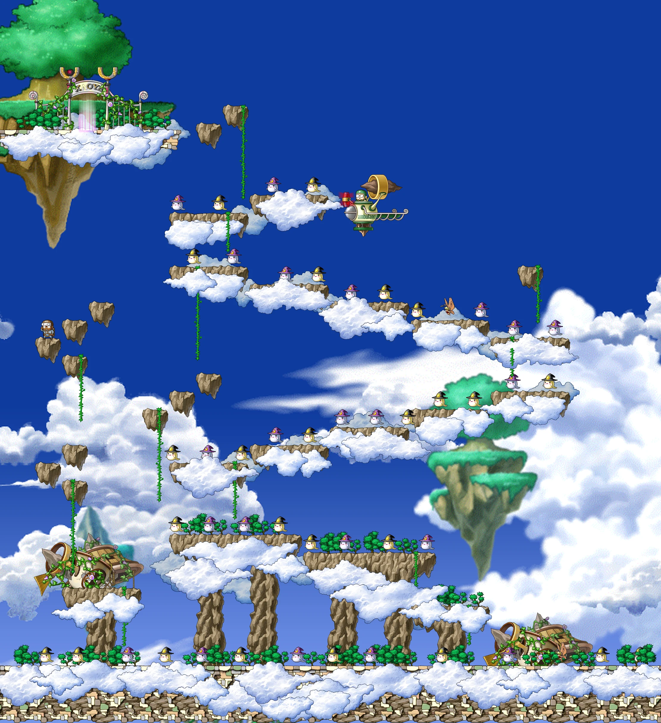 Cloud Park VI map layout