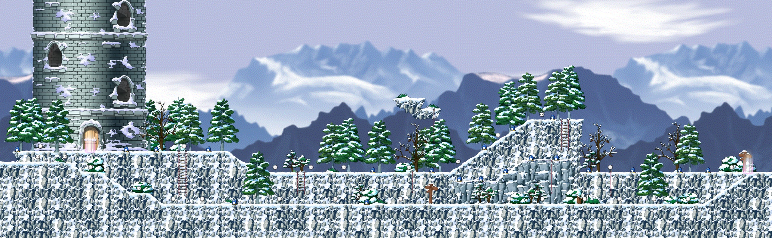 Snowy Hill map layout