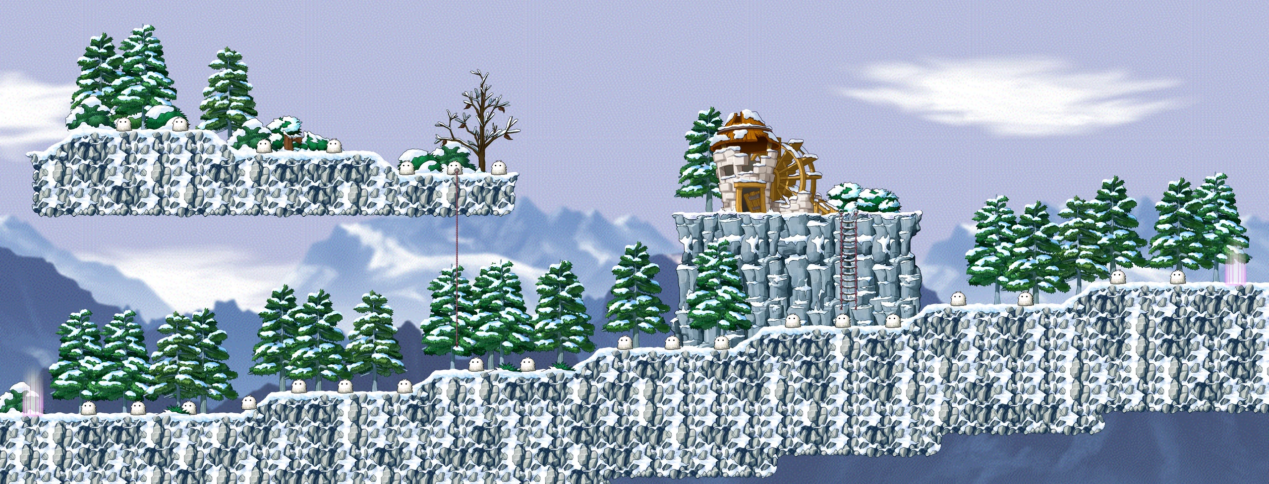 Watch Out for Icy Path I map layout
