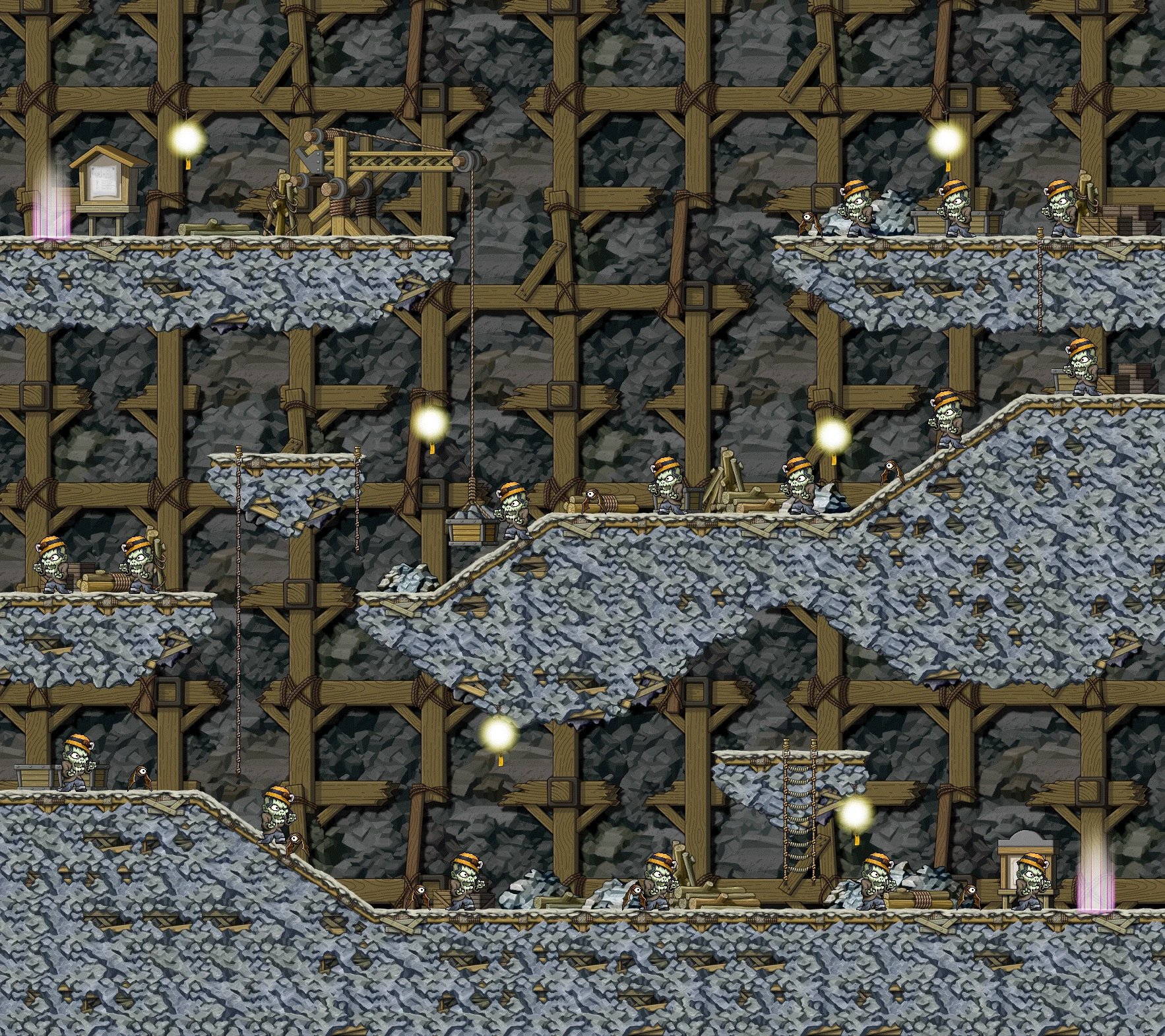 Dead Mine I map layout