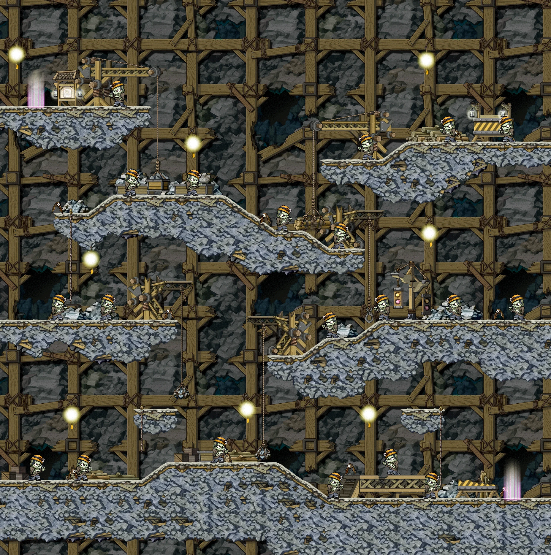 Dead Mine III map layout