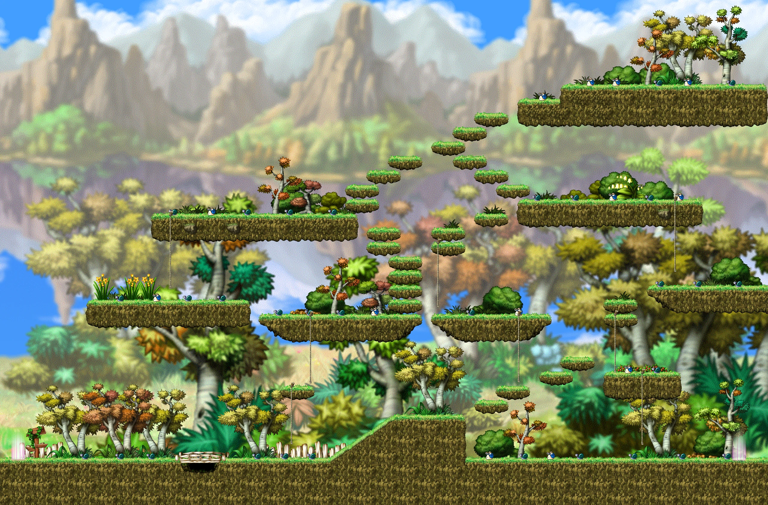 Snail Hunting Ground II map layout