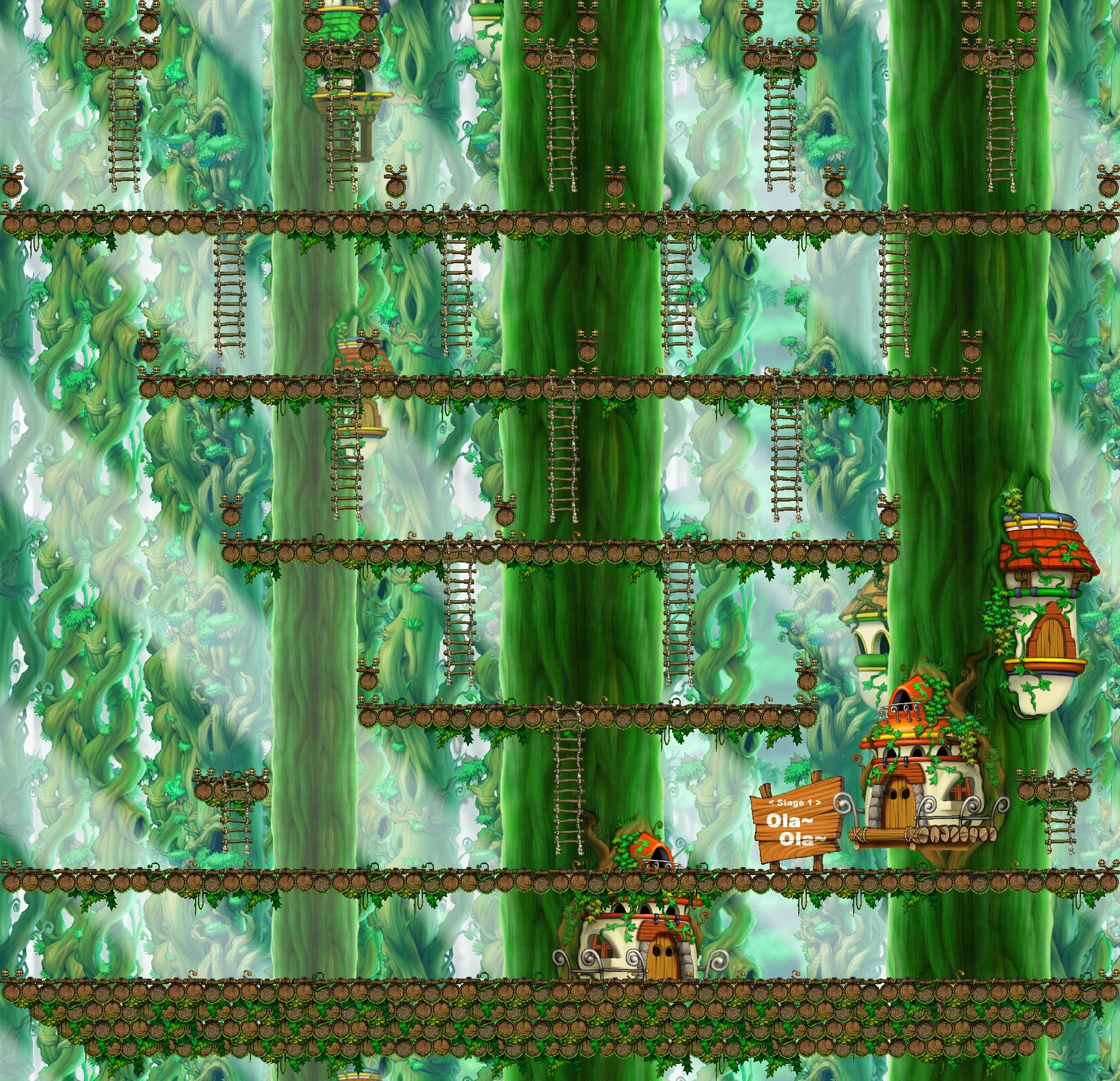 Up and Up <Level 1> map layout