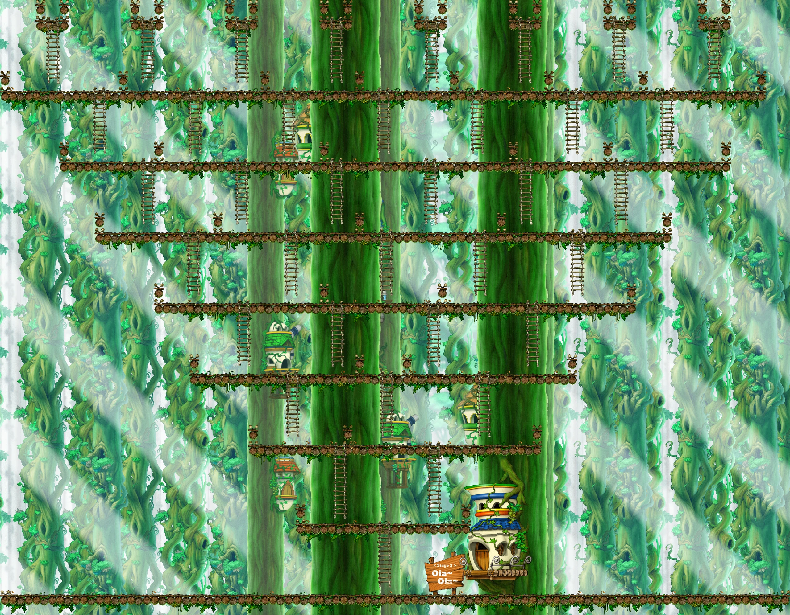 Up and Up <Level 2> map layout