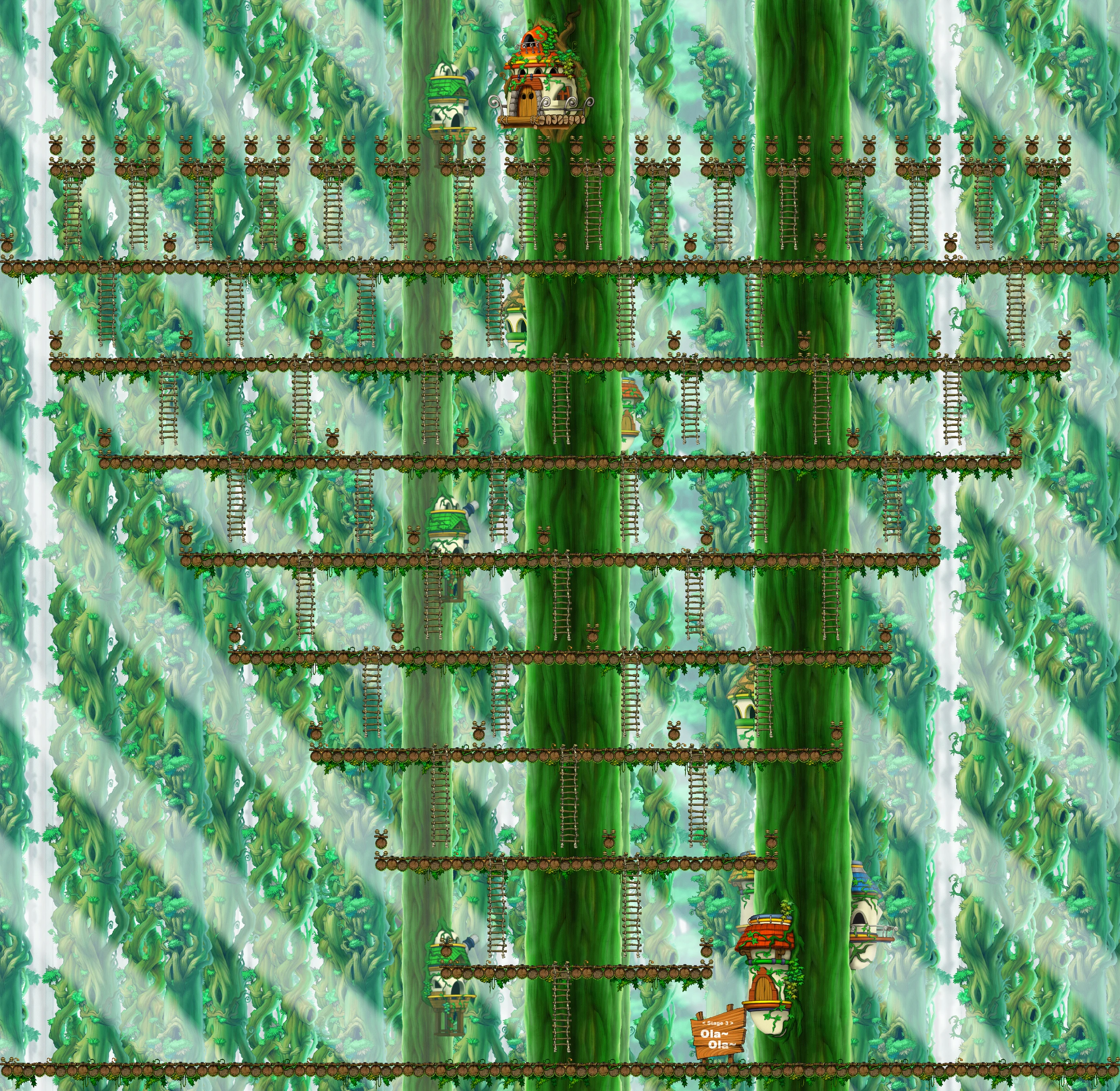 Up and Up <Level 3> map layout